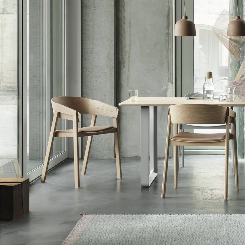 Muuto COVER Krzesło Drewniane - Czarne