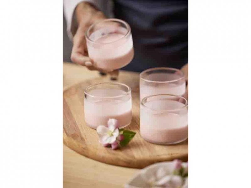 Blomsterbergs DESSERT Szklane Słoiczki do Serwowania Deserów 8 cm 4 Szt.