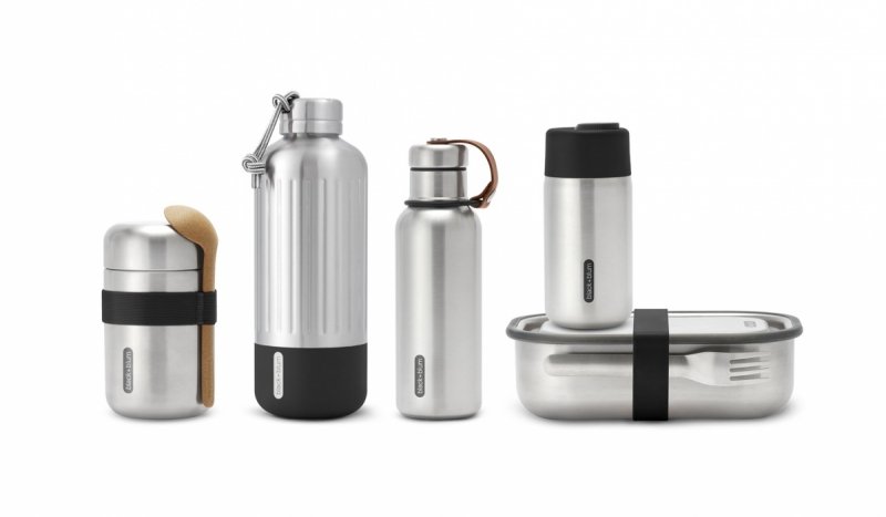 black+blum CLASSIC Stalowa Butelka Termiczna 500 ml / Czarna