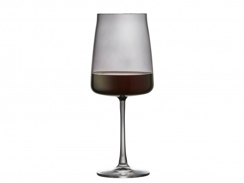 Lyngby Glas ZERO Kieliszki do Czerwonego Wina 540 ml 4 Szt. / Szare