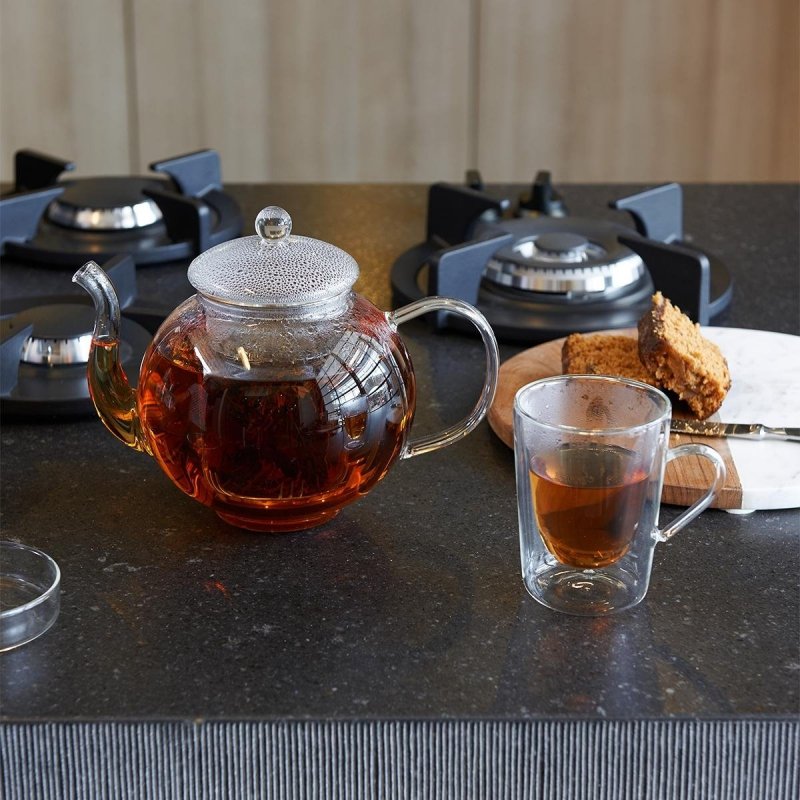 Bredemeijer VERONA Szklany Dzbanek do Herbaty 1,5 l z Podgrzewaczem Tealight