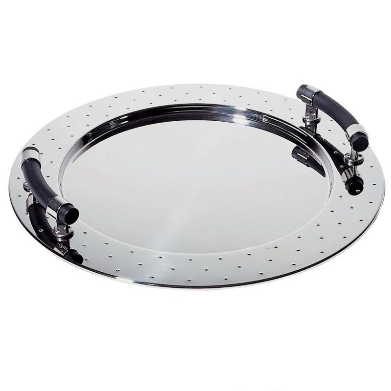 Alessi MGVASS Taca do Serwowania / Czarne Uchwyty