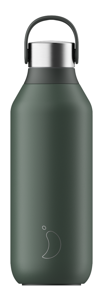 Chilly's SERIES 2 Stalowa Butelka Termiczna 500 ml Zielona