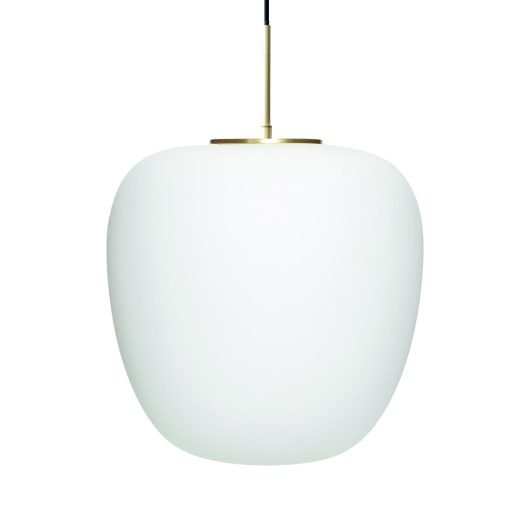 Hübsch MUSE Lampa Wisząca 40 cm / Klosz Biały