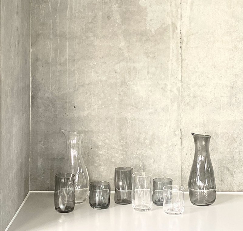 Szklanki o organicznym kształcie