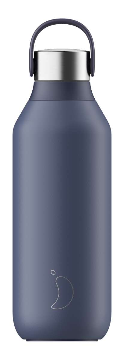 Chilly's SERIES 2 Stalowa Butelka Termiczna 500 ml Niebieska