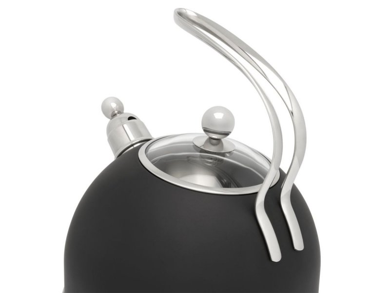Bredemeijer OVAL Czajnik z Gwizdkiem 2,5 l Czarny Mat