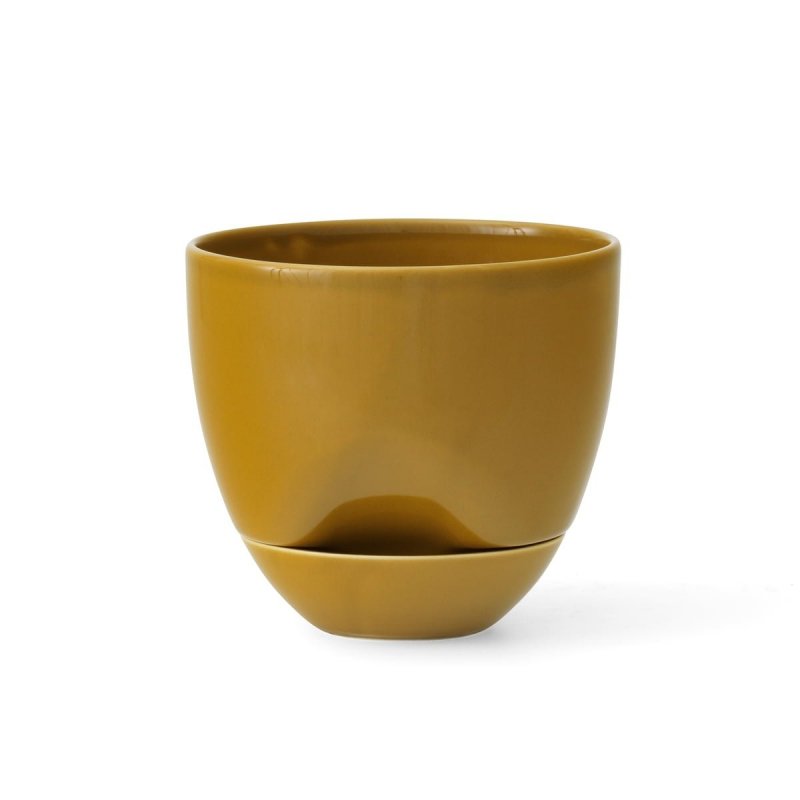 Menu HYDROUS Doniczka do Kwiatów z Systemem Nawadniania 12 cm / Ochre