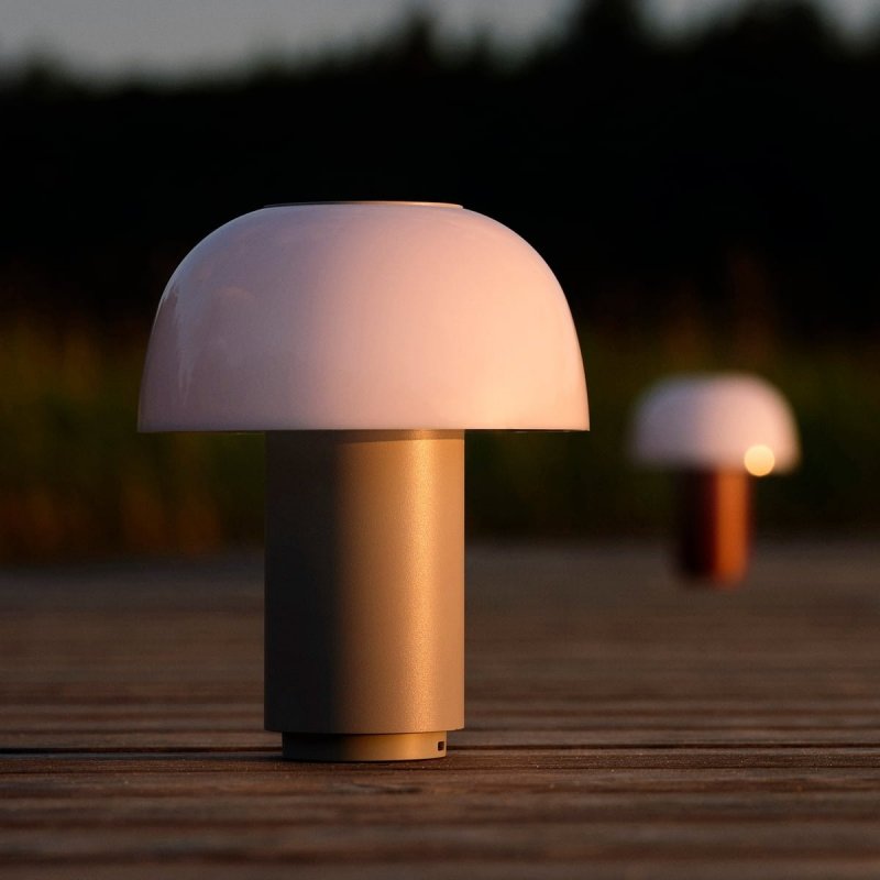 ZONE Denmark HARVEST MOON Bezprzewodowa Lampa LED / Szara