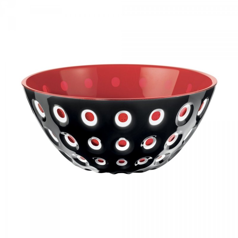 Guzzini LE MURRINE Miska 20 cm / Czarno - Czerwona