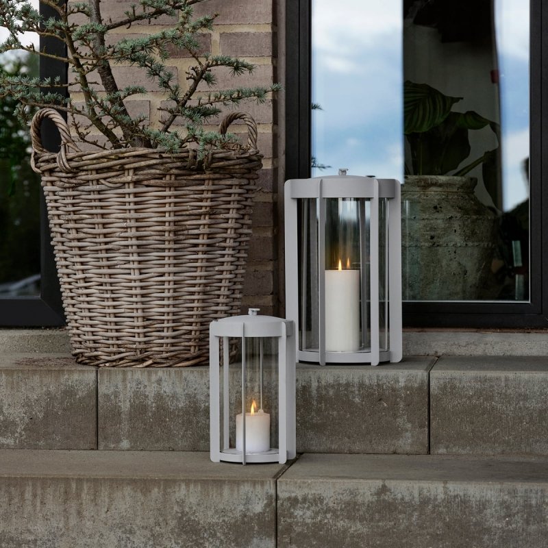 ZONE Denmark FIREFLY Lampion 25 cm / Jasnoszary