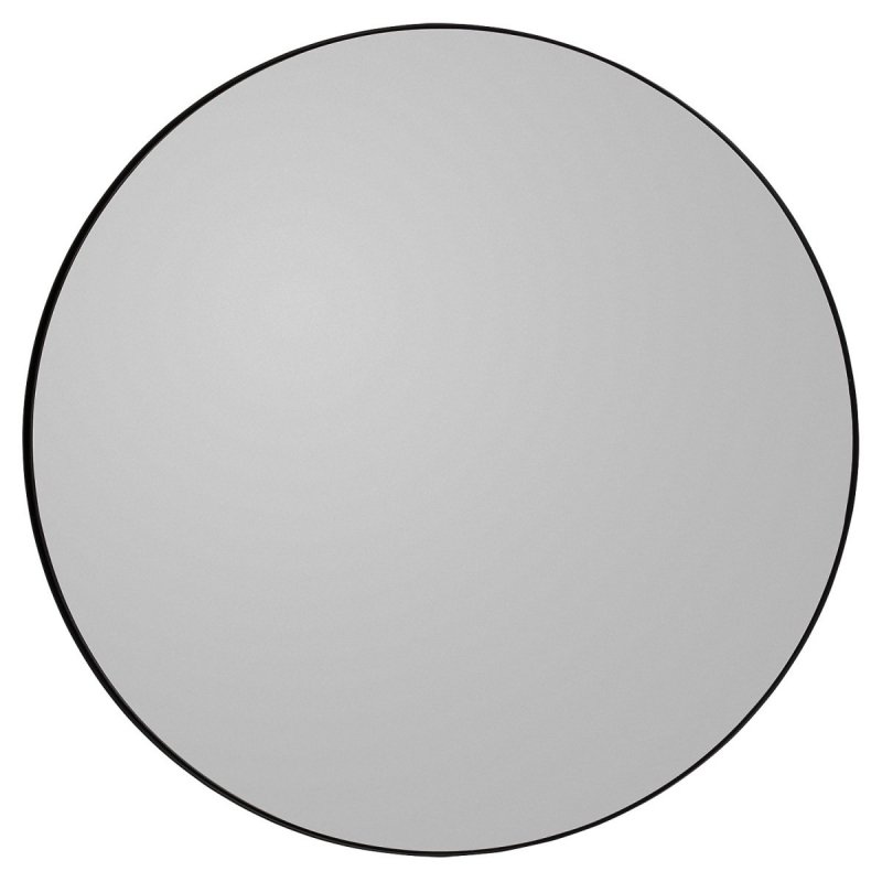 AYTM - CIRCUM Lustro Ścienne Okrągłe 110 cm Czarne - Tafla Czarna