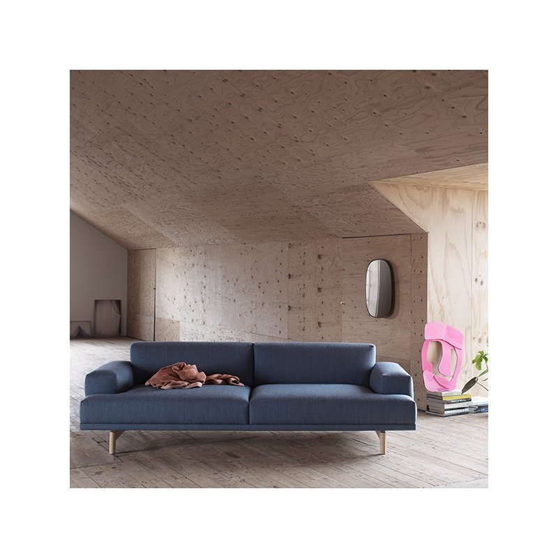 Muuto COMPOSE Sofa 2-Osobowa - Szara (Fiord 151)