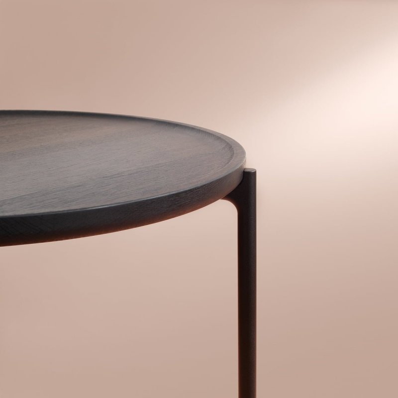 Eva Solo SAVOYE Okrągły Stolik Kawowy 90 cm (wys. 42 cm) Czarny