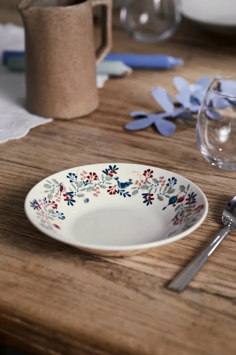 Rosendahl GRAND CRU COTTAGE Talerz Głęboki do Zupy 19 cm / Biały Zdobiony
