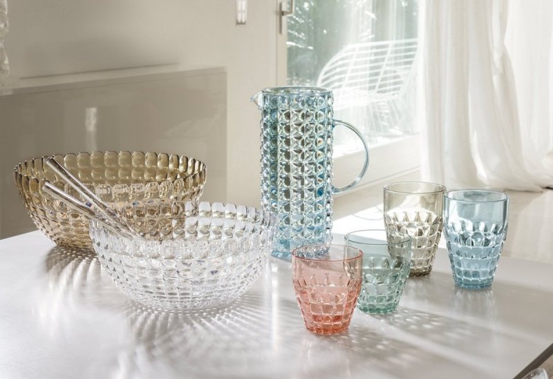 Guzzini TIFFANY Szklanka z Tworzywa 510 ml / Szara