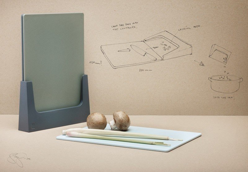 RIG-TIG by Stelton CHOP-IT Deski do Krojenia na Stojaku - Czarne