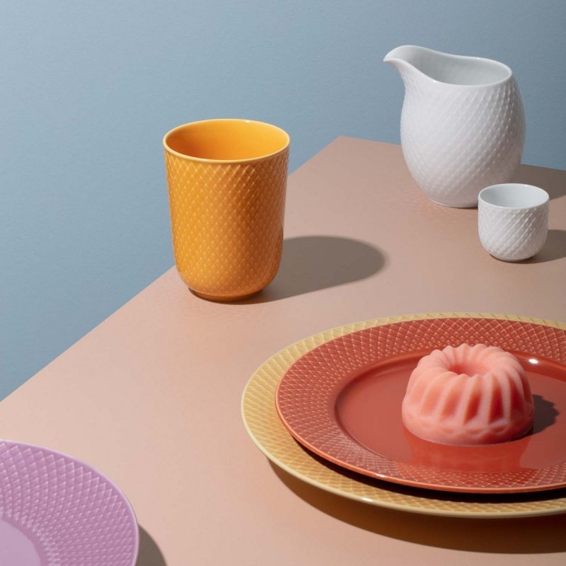 Lyngby Porcelain RHOMBE COLOR Miska 13 cm Granatowa