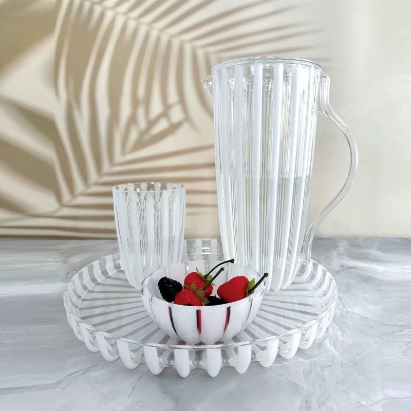 Guzzini DOLCEVITA Okrągła Taca do Serwowania 31 cm / Perłowa