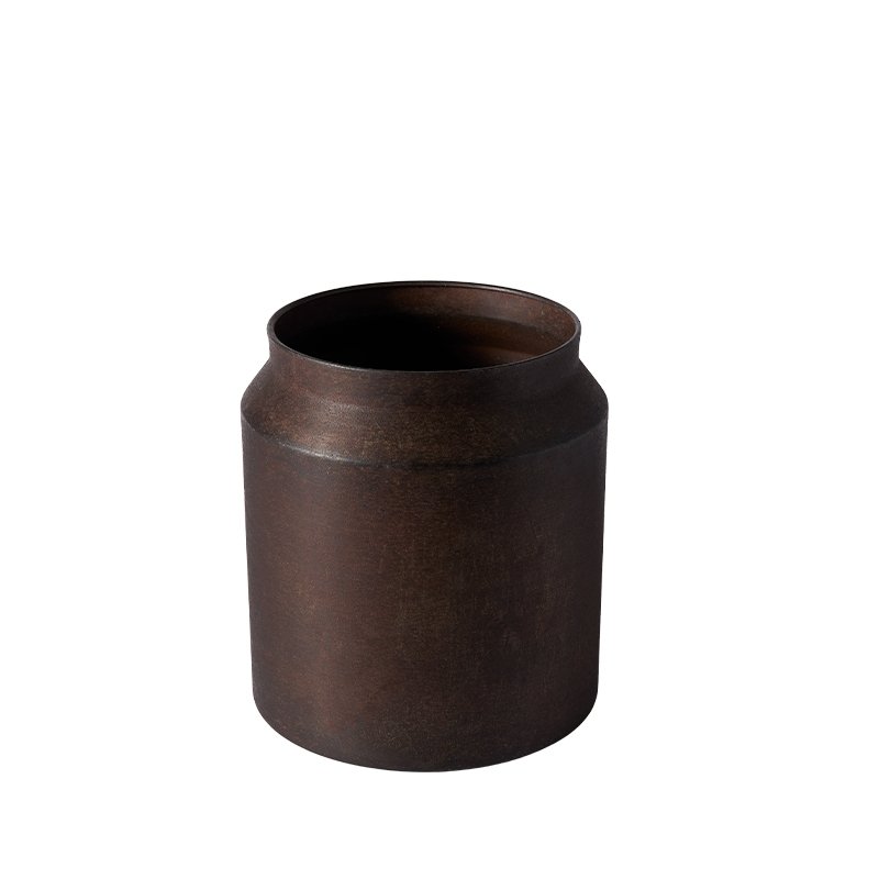 Muubs SAI Metalowa Donica Zewnętrzna 34 cm / Brązowa