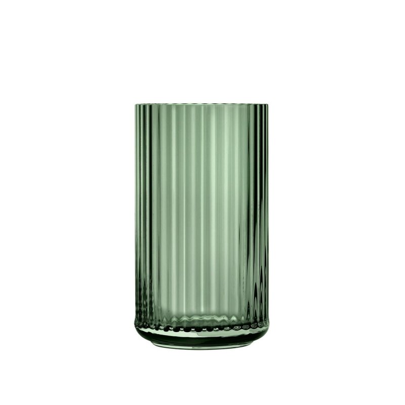 Lyngby Porcelain LYNGBY Wazon Szklany 15 cm Zielony