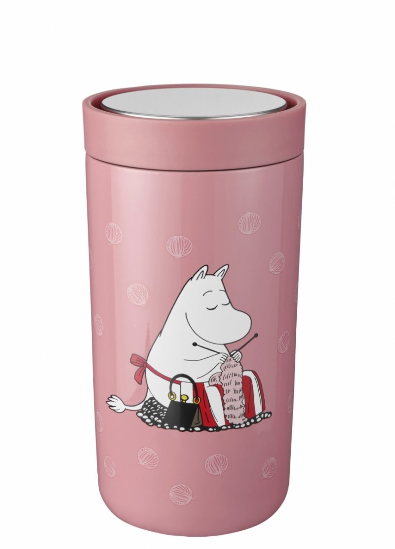 Stelton MUMINKI Kubek Termiczny 200 ml / Różowy - Mama Muminka