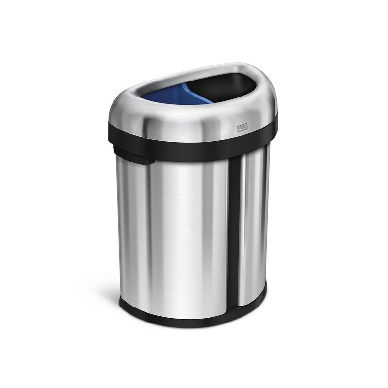simplehuman OPEN RECYCLER Kosz do Segregacji Śmieci 66 l 2 Komory