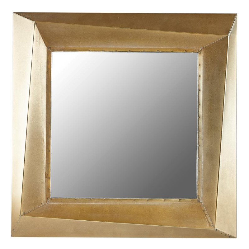 Villa Collection MIRROR Lustro Ścienne w Metalowej Ramie - Złote