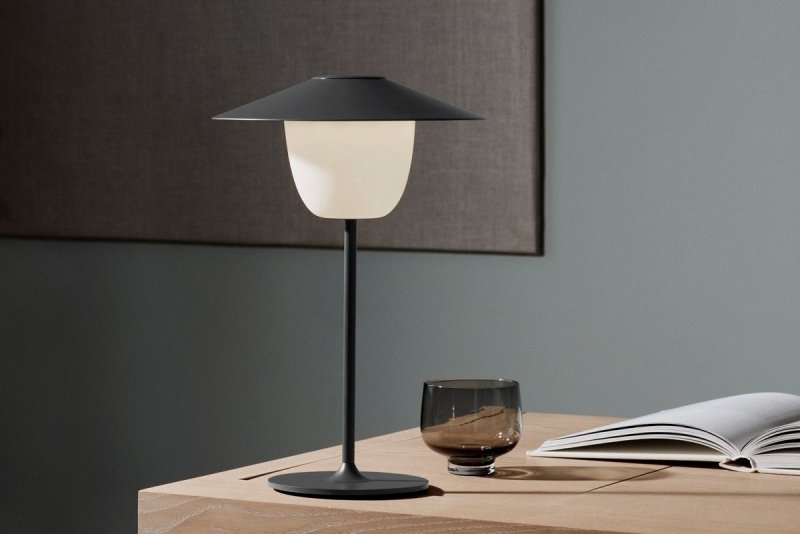 Blomus ANI Bezprzewodowa Lampa LED 2w1 Stołowa/Wisząca 33 cm Biała