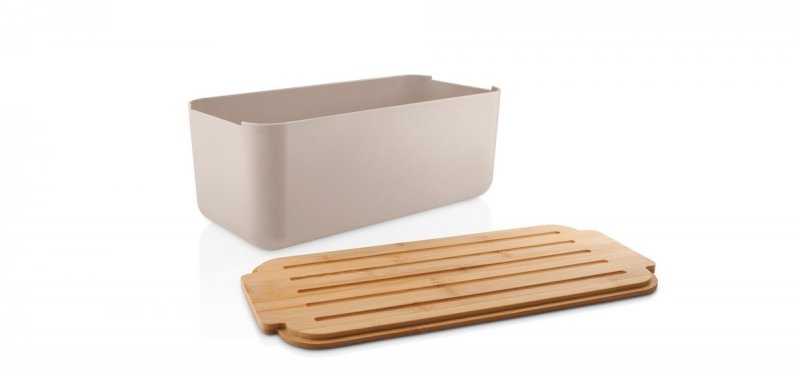 Eva Solo NORDIC Pojemnik na Pieczywo - Chlebak z Deską do Pieczywa / Piaskowy
