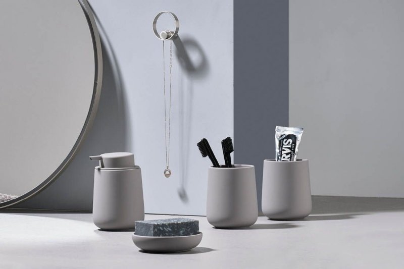 ZONE Denmark NOVA ONE Kosz na Śmieci 3 l Szary Gull Grey