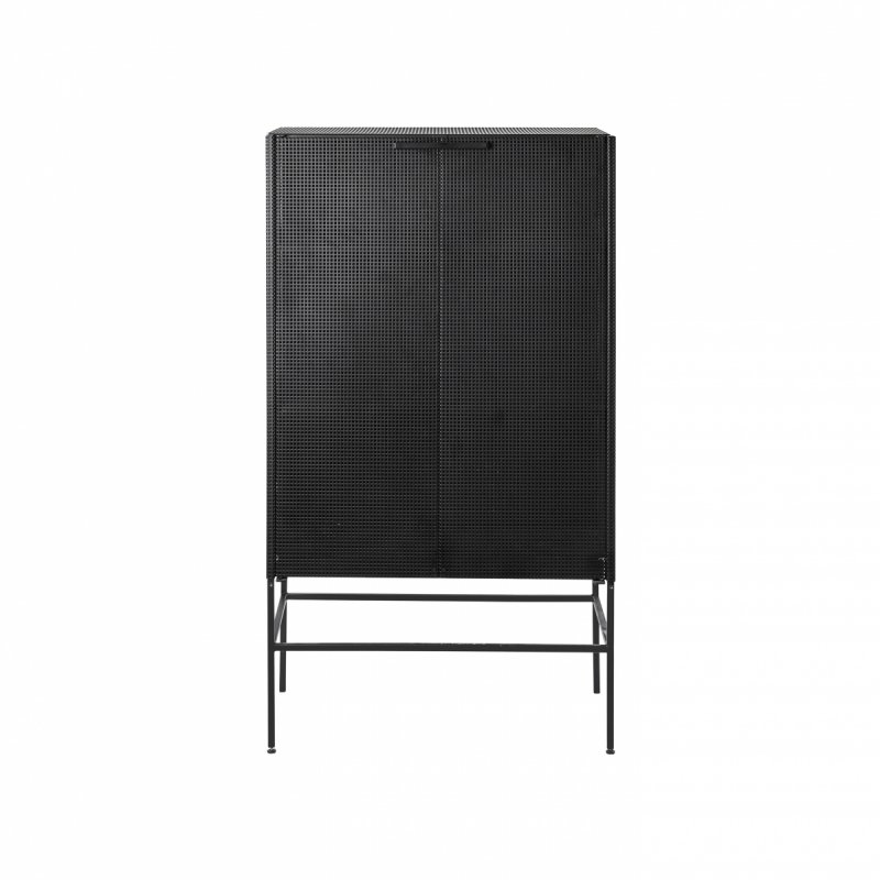 Kristina dam studio GRID Witryna Stalowa 131 cm / Czarna