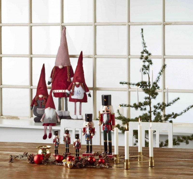 Scandinavia CHRISTMAS Świąteczny Skrzat / Krasnal Filcowy 40 cm Mimi