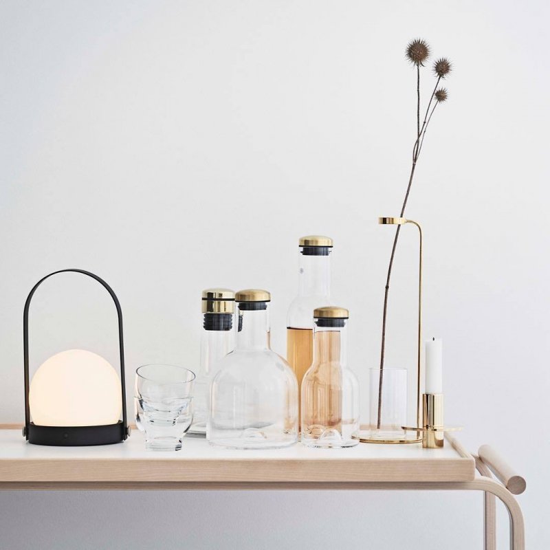 Audo CARRIE Lampa Bezprzewodowa LED / Czarna / OUTLET