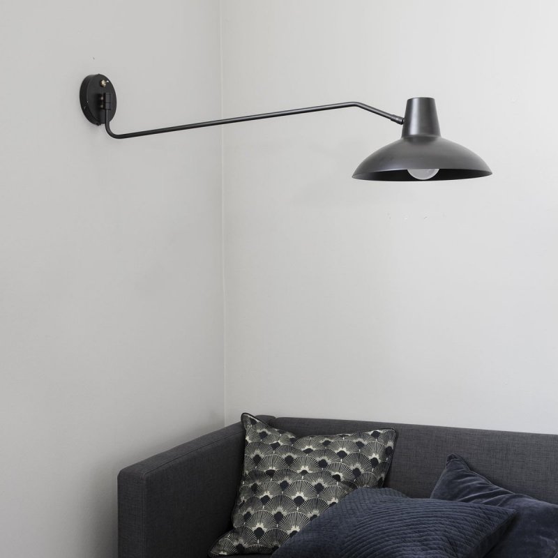 House Doctor DESK Lampa Ścienna - Kinkiet Brązowy - Antique Brown