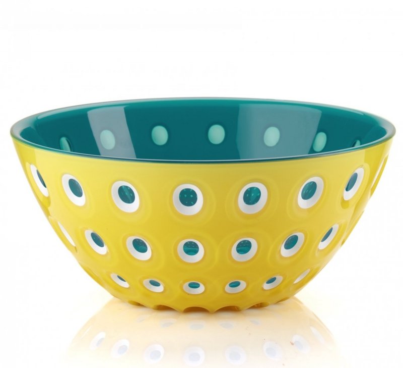 Guzzini LE MURRINE Miska 25 cm / Żółto Turkusowa