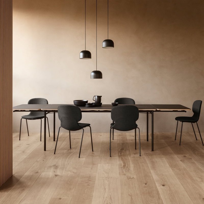 Eva Solo TAFFEL Stół Rozkładany 90 x 200-320 cm Czarny / Blat Szary