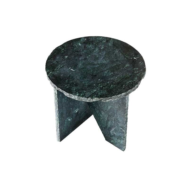 Muubs VERDE Marmurowy Stolik Kawowy 40 cm / Zielony