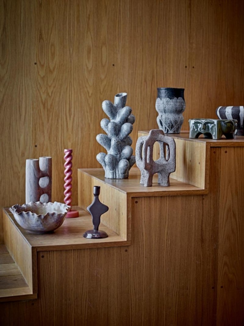 Dekoracyjna misa ceramiczna w naturalnych barwach