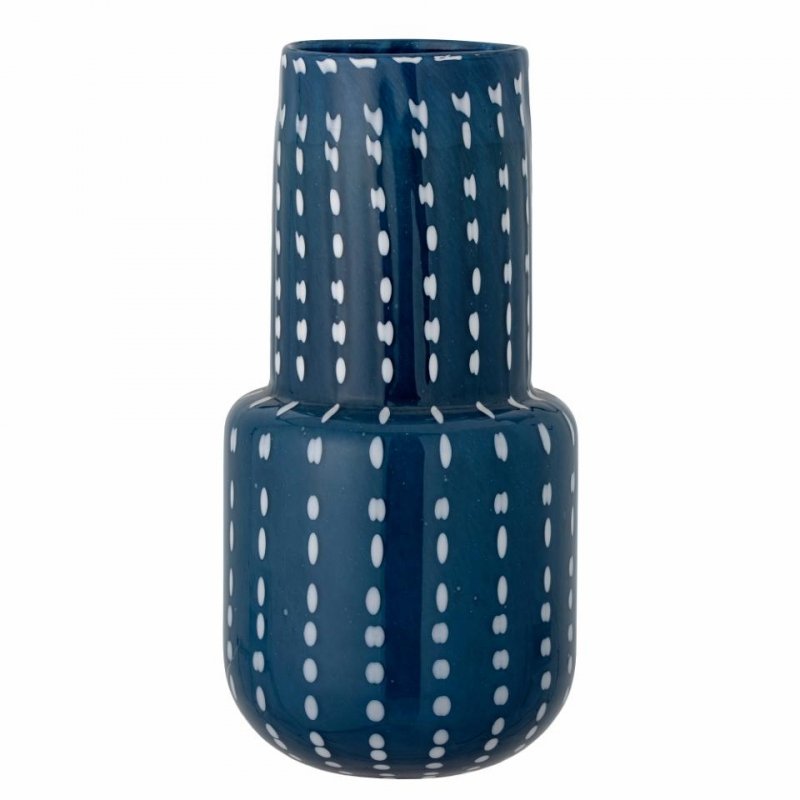 Bloomingville MAYIMS Wazon do Kwiatów 35 cm / Niebieski