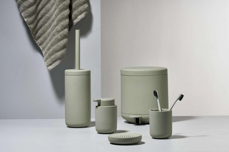 ZONE Denmark UME Kubek Łazienkowy - Pastelowy Zielony - Eucalyptus Green