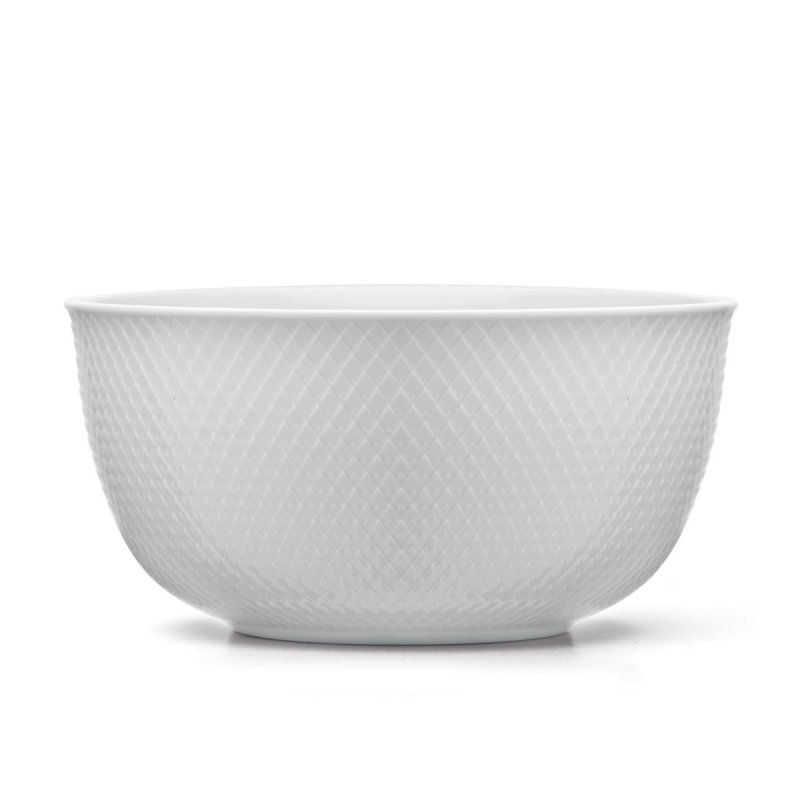 Lyngby Porcelain RHOMBE Miska 22 cm / Biała