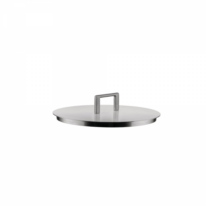 Alessi CONVIVO Pokrywka Stalowa 20 cm / Srebrna Matowa