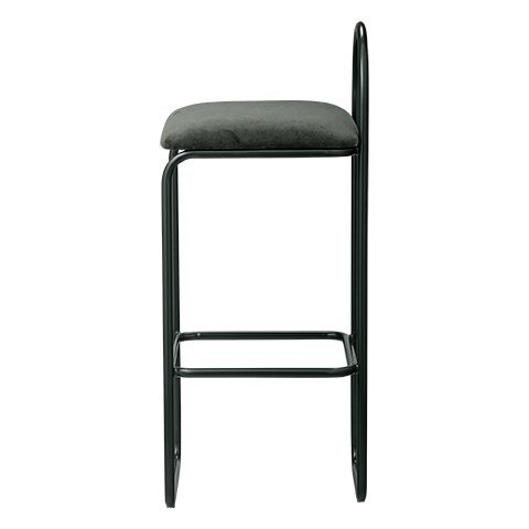 Aytm ANGUI Krzesło Barowe 82,5 cm - Hoker / Ciemnoszary
