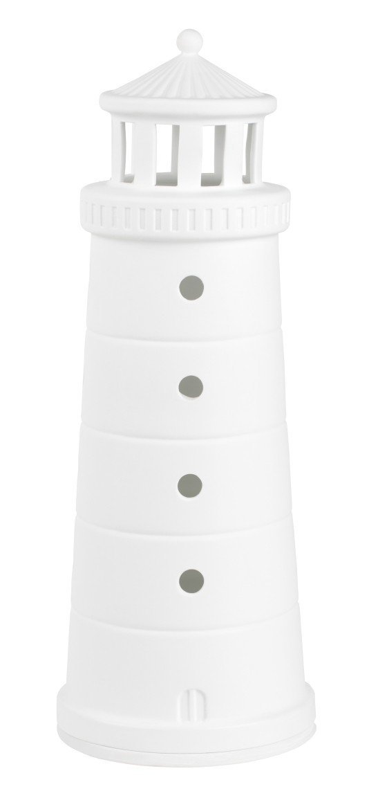 Rader HOME Świecznik - Lampion - Domek Latarnia Morska 40 cm Biała