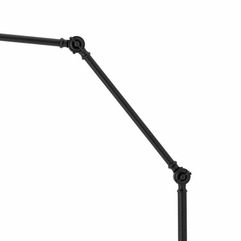 Bloomingville BARCA Industrialna Lampa Podłogowa 165 cm / Czarna