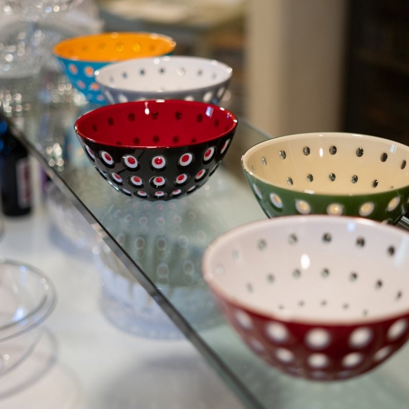 Guzzini LE MURRINE Miska 20 cm / Szaro - Biała