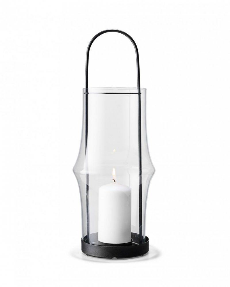 Holmegaard ARC Lampion / Latarnia 39 cm Czarna