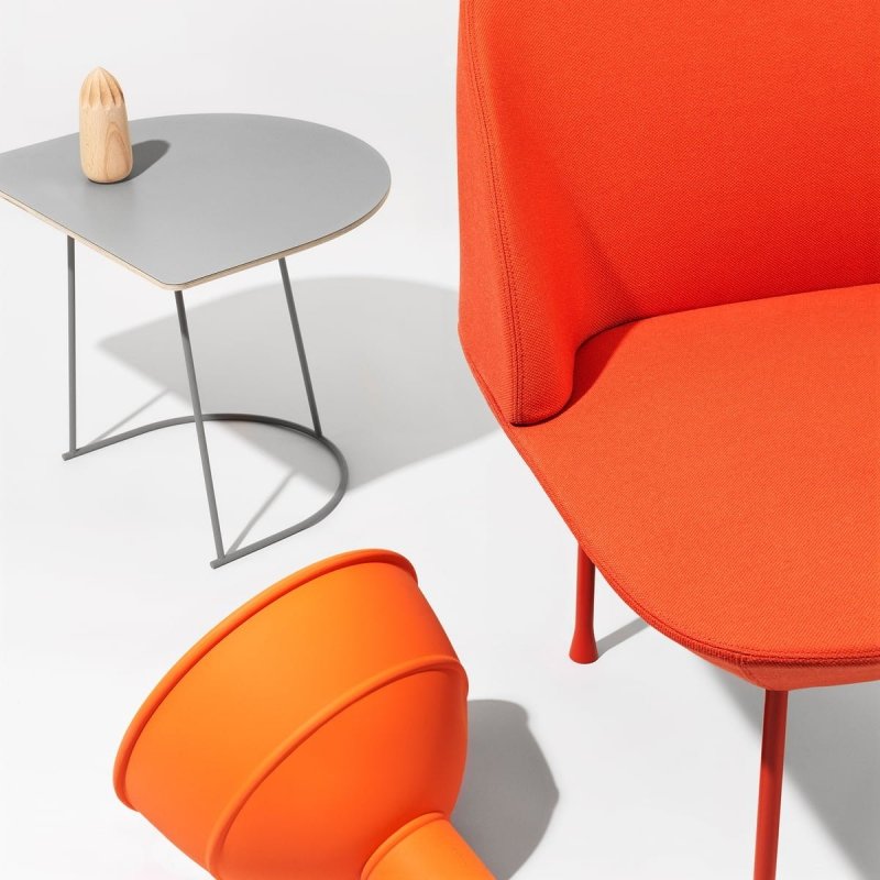 Muuto UNFOLD Lampa Silikonowa 32 cm Pomarańczowa