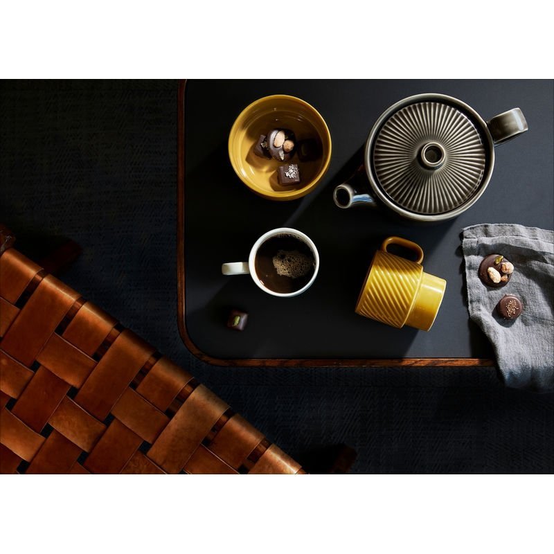 Sagaform COFFEE RETRO Filiżanka do Kawy 400 ml Żółta
